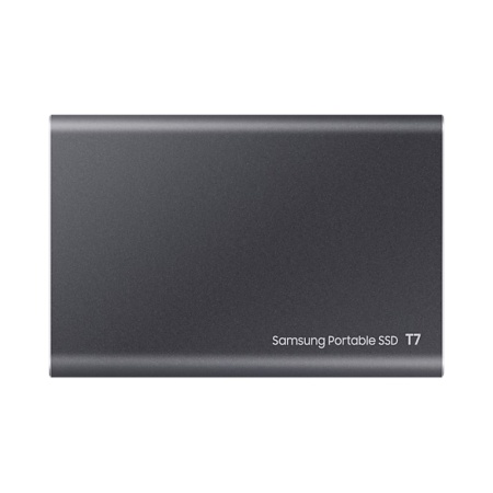Внешний SSD диск Samsung T7 R1050/W1000 Мб/сек, USB 3.2, 1Тб, серый